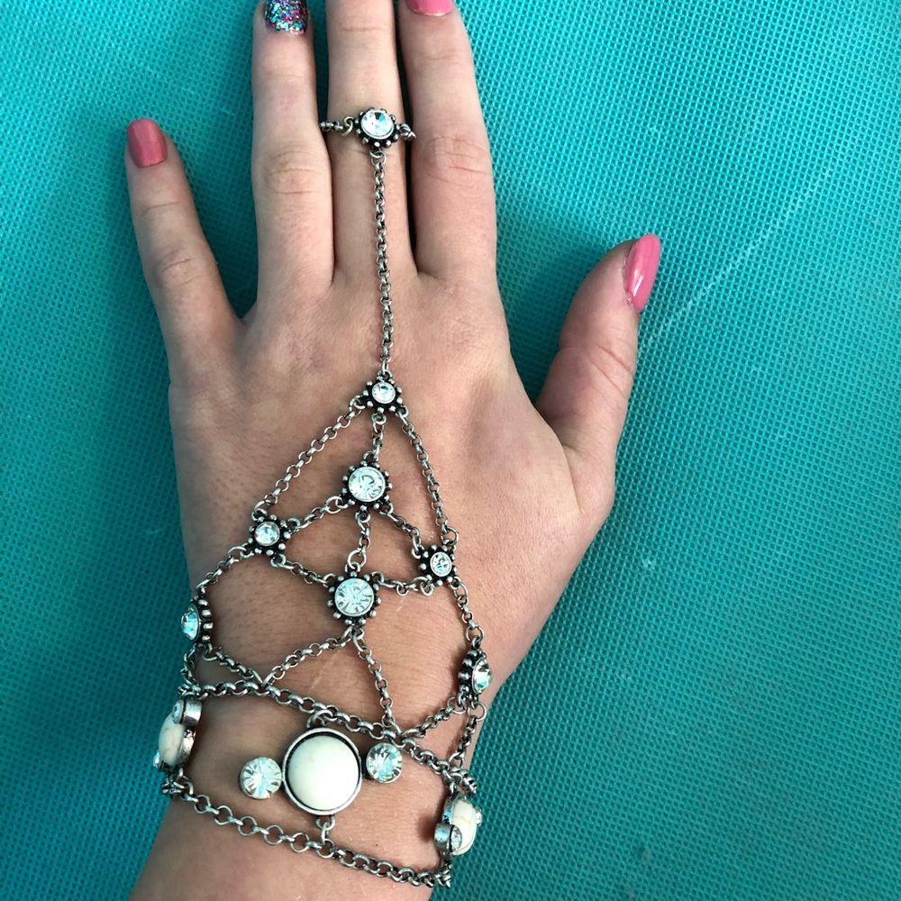 a hand bracelet
